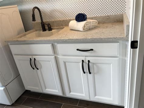 utility sink cabinet with countertop